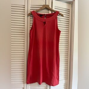Talbots Red Halter Mini Dress Sleeveless